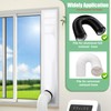 Memrita Portable AC Window Seal Kit with Mesh Screen, Double