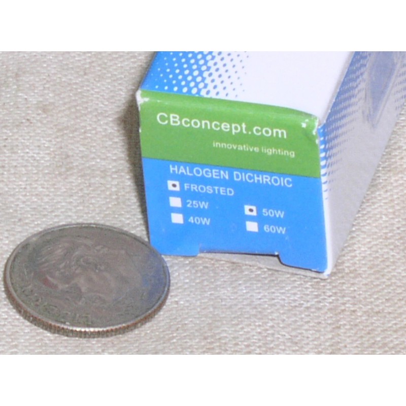 CBCONCEPT NEW CB CONCEPT FROSTED WHITE HALOGEN LIGHT BULB 50