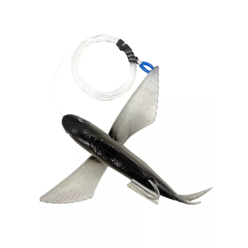 Freespool Flying Fish Lure 6 inch Rigged 8/0 Hook -