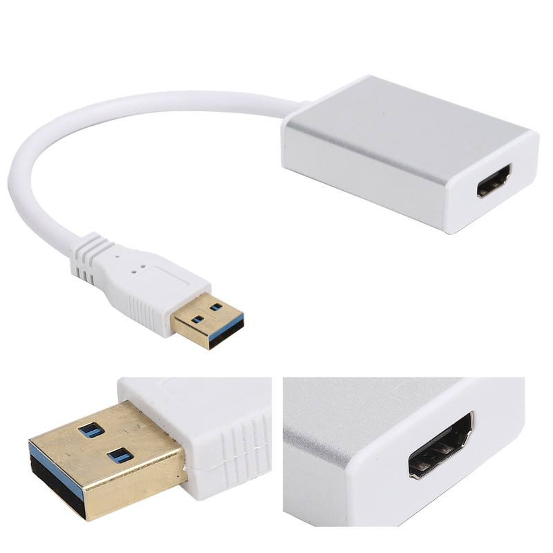 USB to High Definition Multimedia Interface Adapter with Drive Extend