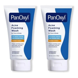 2pack Panoxyl Acné Foaming Wash 10% Peróxido De Benzoilo