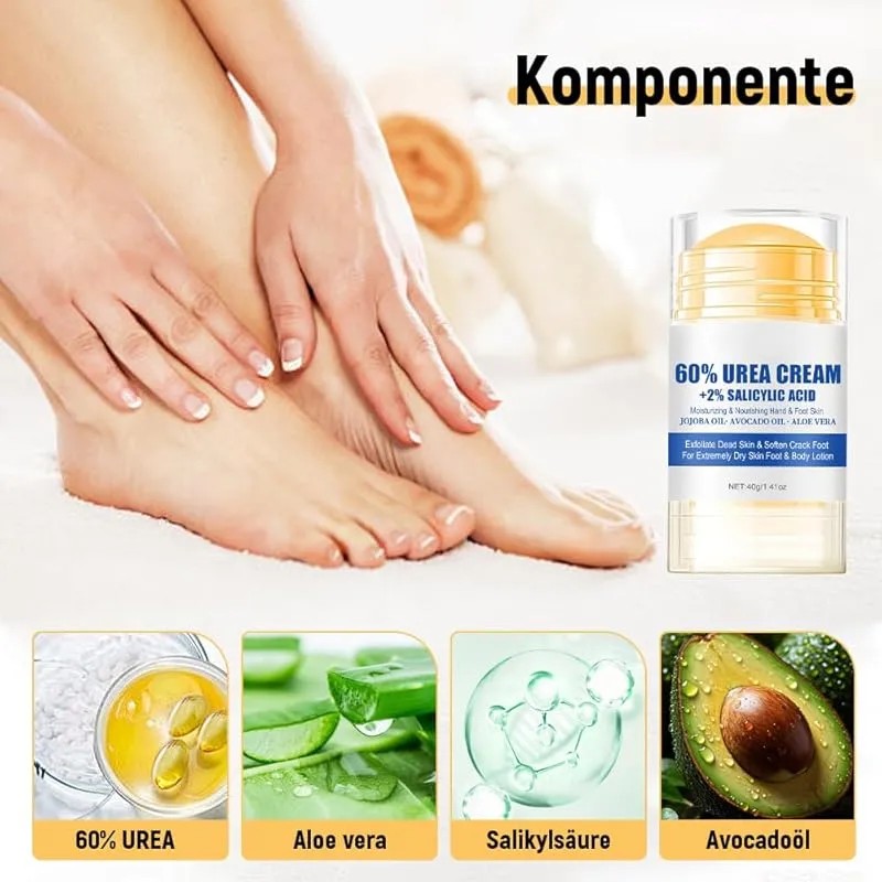 Crema Hidratante Para Pies, Repara E Hidrata Los Pies Secos