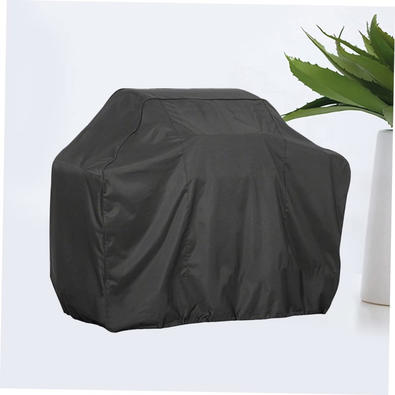 IWOWHERO 150x100x125cm BBQ Grill Cover Outdoor Barbecue Oven Cover Rectangular