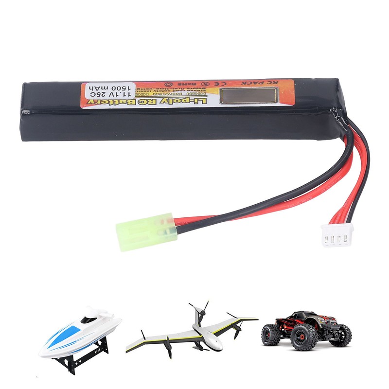 Water Sprayer Lipo Battery 11.1V 25C Discharge Rate 3S 1500mAh