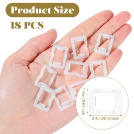 HJZHII 18PCS Loose Outlet Fix Plug, Loose Socket Insert Adapter from Falling Out Easily or Cutting Electricity Wall Socket Fixer Fix Plug Tightly Easily Fix Loose Outlet