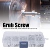 200Pcs Cone Point Grub Screw Kit M3/M4/M5/M6/M8 Stainless Steel Metric