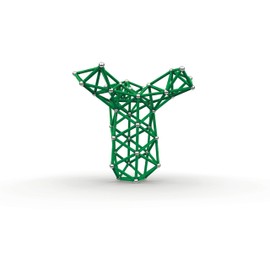 Geomag Masterbox 192-pc Green Advanced Magnetic Construction Set for Adults | Swiss-Made from 100% Recycled Plastic | 8 Storage Boxes Included | Iconic Original Packaging | Beautiful Design Object