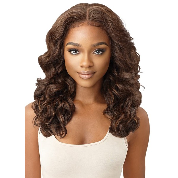 Outre Perfect Hairline Synthetic 13X6 HD Lace Wig - FABIENNE (Color:DRFFRDVV)