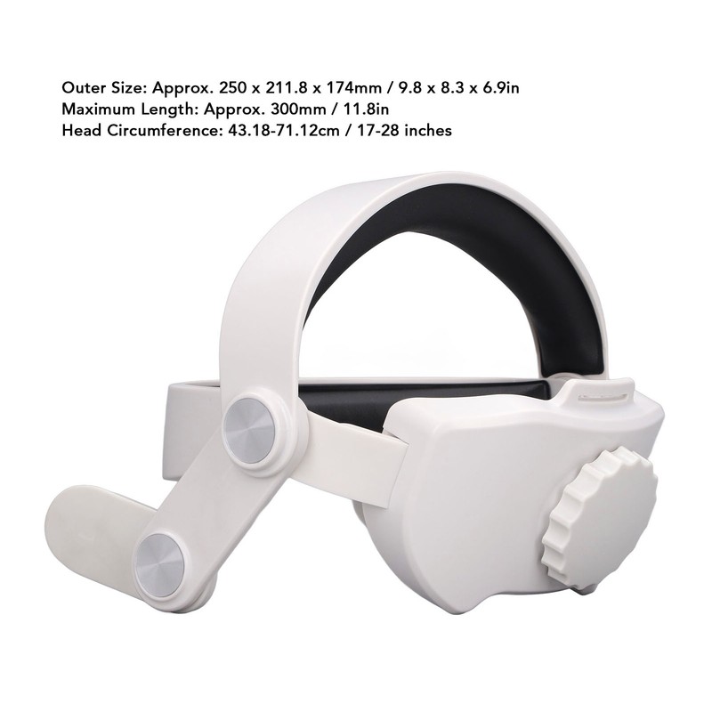 Head Strap Enhanced Support Reduce Pressure Length Adjust Replace Headband