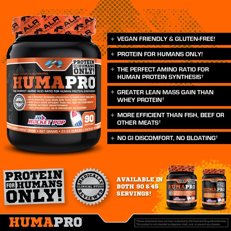ALR Industries Humapro | Amino Acids Protein Matrix for Humans