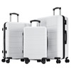 Sweetcrispy Luggage Spinner Wheels Lightweight Expandable Travel Hard Shell with