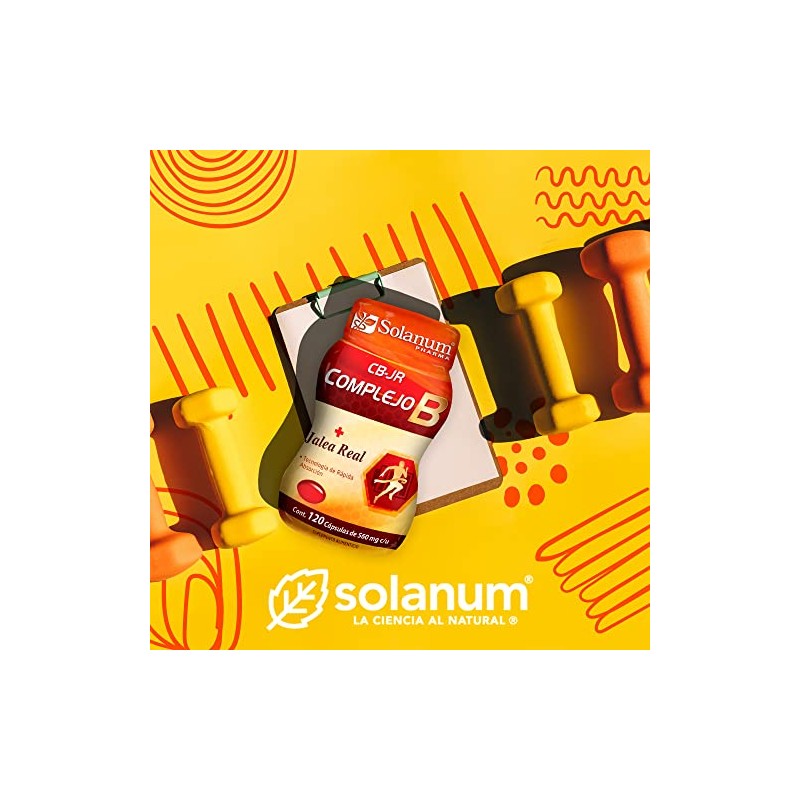 Solanum Complejo B + Jalea Real 120 Softgels Solanum Pharma