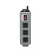 Tripp Lite 3SP Waber Power Strip Metal 5-15R 3 Outlet