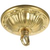 IMIKEYA Ceiling Canopy Vintage, Brass Chandelier Canopy Ceiling with Hooks,