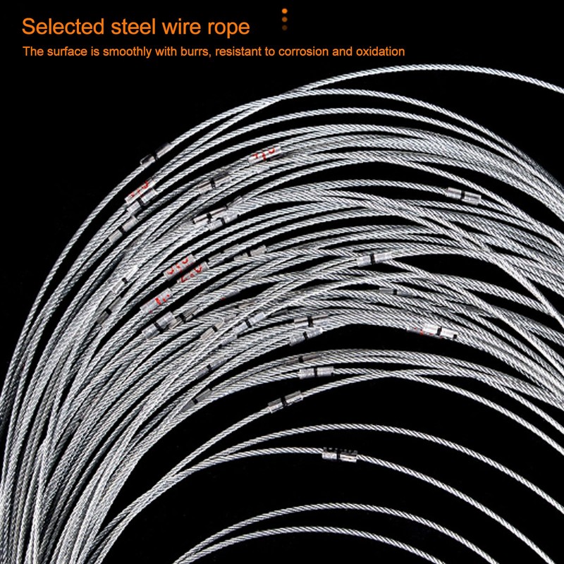Steel Wire Measuring Rope Good Flexibility Sturdy Steel Rope Measuring
