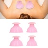 4Pcs Cupping Therapy Set Professional Vacuum Silicone Massage Cups for