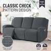 TAOCOCO Recliner Sofa Covers 8-Pieces Stretch Large Couch Covers for