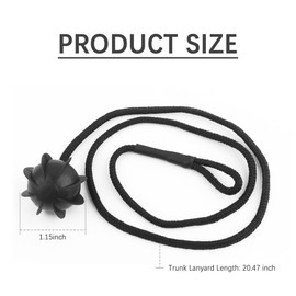 Car Rear Trunk Storage Tray String Strap OEM#1K6863447A,Trunk Movable Partition Lanyard with Rubber Ball and Snap,Universal Car Accessories Interior for Most Cars Trucks SUVs