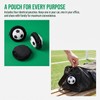 Veemoon Soccer Coin Purse 4 Pcs Plush Ball Pouch Mini