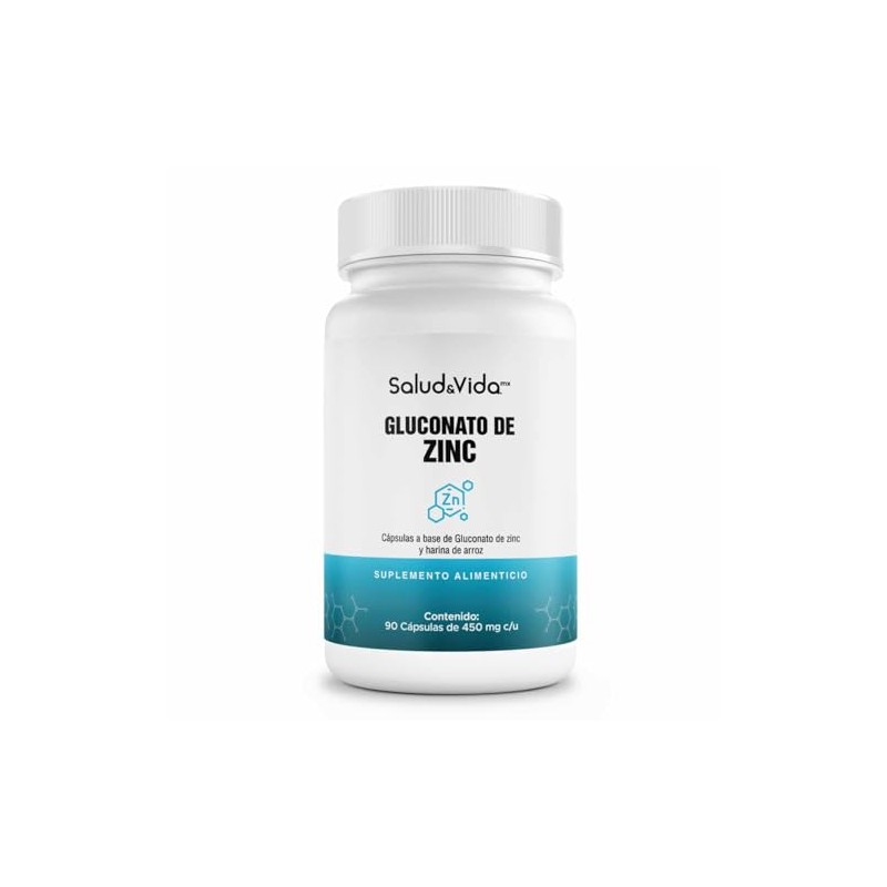 Gluconato De Zinc - 90 Cápsulas - S&v