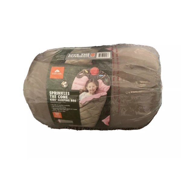 Ozark Trail Sprinkles The Cone Kids Sleeping Bag Brand New