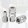 Raincovo Pressure Washer Quick Connect Fittings, 3/8 Inch Adapter Set,
