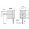 1 x 17 Stepper Motor, 1.7 A 17HS4401 Motor 4-Wire