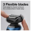 Braun Series 6 6040cs Electric Shaver with Charging Stand, Precision