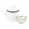 Pearl Metal HB-4414 Teapot, White, 20.8 fl oz (580 ml),