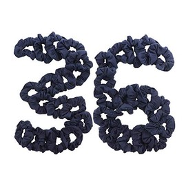 36 Pcs Solid Hair Scrunchies - Navy
