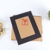ZBEIVAN 8x10 Black Picture Mats with white Core Bevel Cut