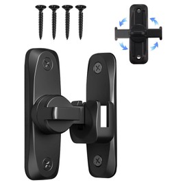 JUKOTA Sliding Door Lock, Sliding Door Lock Door Bolt for Sliding Doors, 90/180 Degree Sliding Bolt Door Lock Bolt for Garden, Kitchen, Window, Indoor, Exterior Doors