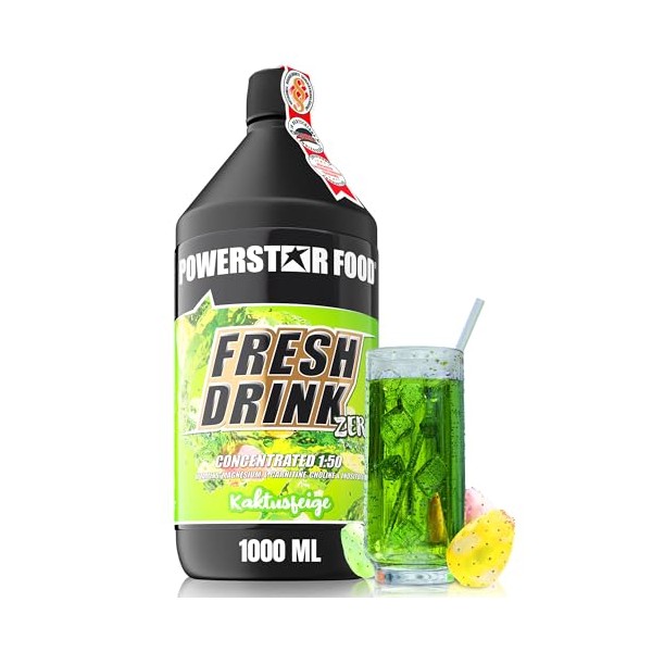 POWERSTAR FOOD Powerstar FRESH DRINK ZERO | Zuckerfrei | Fitness
