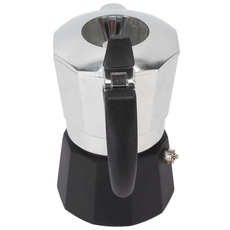 100ml Moka Pot Double Valve High Pressure Black Lower Pot