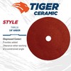 Weiler 69865 Tiger Ceramic Alumina Resin Fiber Sanding & Grinding