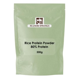 Brown Rice Protein Powder 500g - 80% Protein Content by Manor Springs