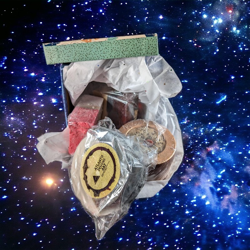 Handmade Moisturizing Artistic Soap Mystery Box (White Boxed)