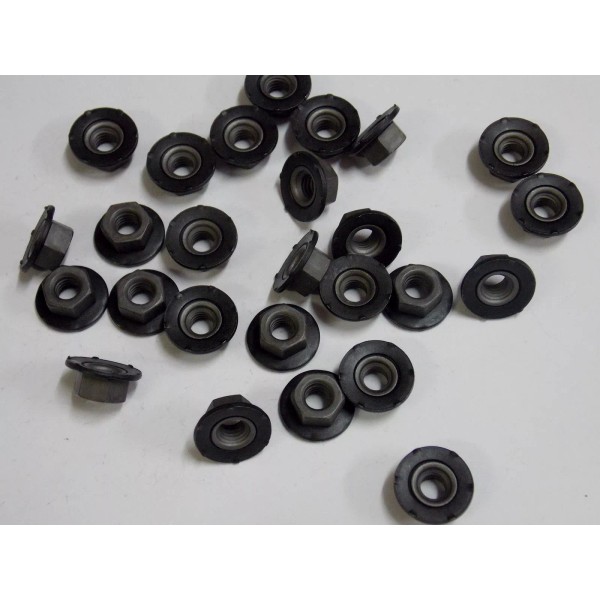 Online Auto Supply GM Barbed Nuts- M6-1.0 Thread- 10mm Hex-
