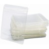 NATX 100pcs Clear PVC Transparent Zip Lock Jewelry Bag Small