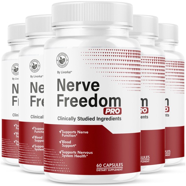 (5 Pack) Nerve Freedom Pro - NerveFreedom Pro Capsules, NerveFreedom