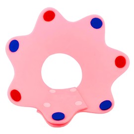 LHLZNB Cat Cone Collar Soft, dog cone collar，Adjustable Cat Recovery Collar, Sun Flower Neck Dog Cat Protective After Surgery Pet Protective Collar, Anti-Bite or Lick for Cats (Pink, M)