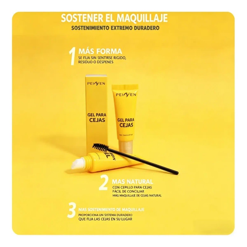 Gel Para Cejas, Ultramo Gel Para Cejas Resistente Al Agua