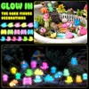 Colingmill 300 Pieces Luminous Mini Resin Animals Figures Glowing Miniature