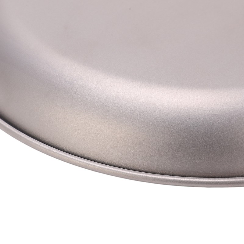 Pure Titanium Saucer Dishes Outdoor Tableware Camping Hiking Plates Cutlery