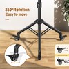 Facilife Projector Stand Tripod with Wheels, Laptop Tripod Stand Rolling,
