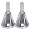 2pcs Deburring Chamfering Device Triangular Handle Deburring External Drill for