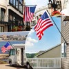 6 FT Flag Pole Kit with Mutil-Position Adjustable Bracket &