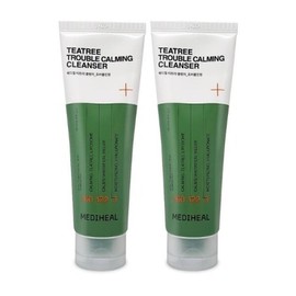 Mediheal Tea Tree Trouble Soothing Cleansing Foam 120ml Pore Care 2 Pieces Ss / 메디힐 티트리 트러블진정 클렌징폼 120ml 모공케어 2개 Ss