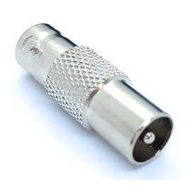 TV (RF) Male Plug to BNC Female Socket Cable Adapter Connector Coaxial