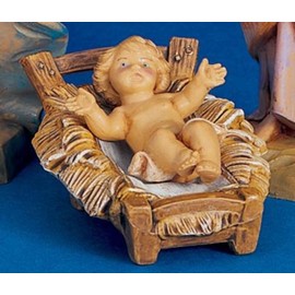 Fontanini by Roman Inc., Baby Jesus, 5" Collection, Nativity Figure and Accessories, Hand Sculpted and Painted
